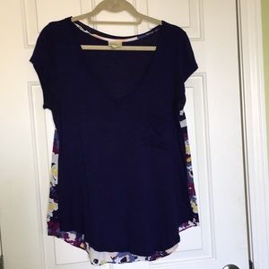 Slouchy top with back detail from Anthropologie